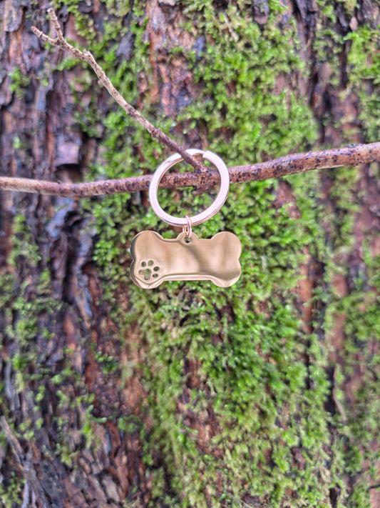 Bot vorm met poot | Goud