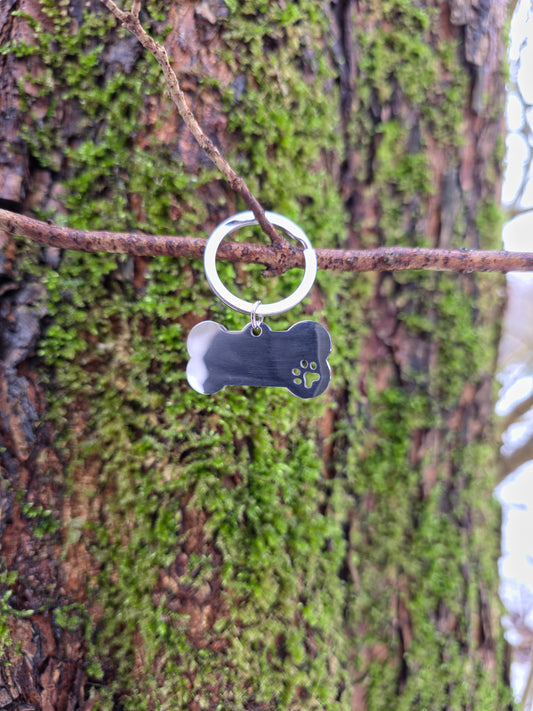 Bot vorm met poot | Zilver